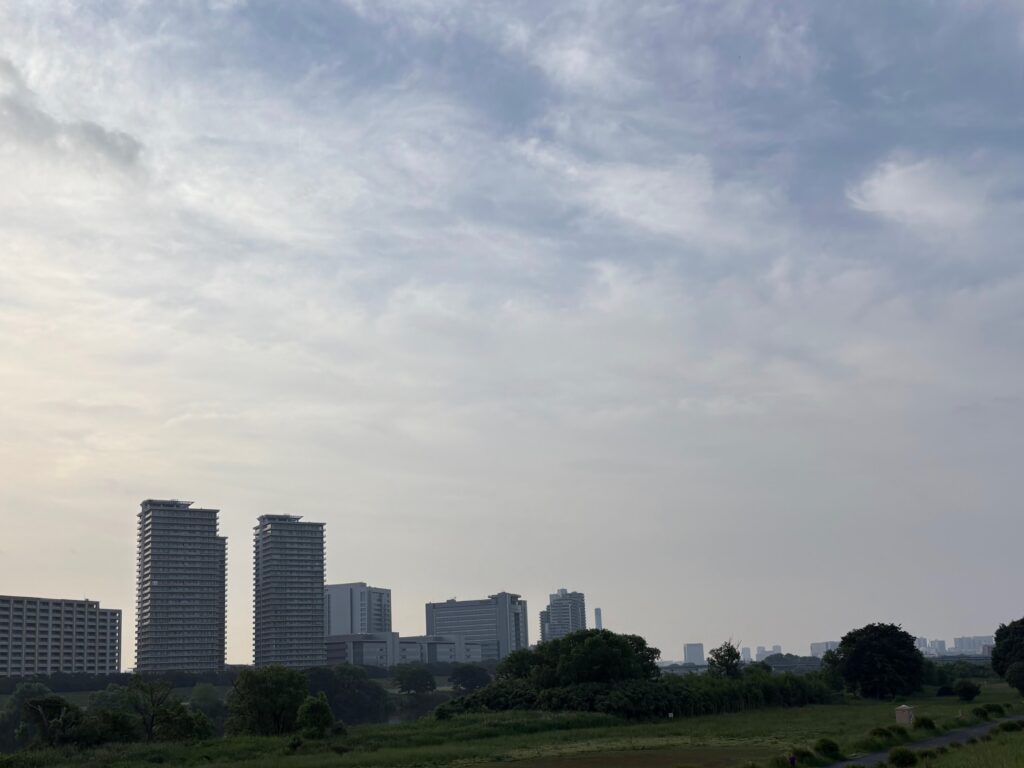 〜 今朝のラジオから 〜
1941年の今日(5月20日)、東京港が開港。
今朝、ランニングしながら聴いていたラジオで耳にしました。
まず感じたことは、開港が明治や大正ではなく、「昭和」だったということ。首都・東京の港なので、もっと早い時期に開港していたものと思い込んでいた自分に気づきました。
「何となく思い込んでいたこと」や、「意外だな」と感じることって、日々の生活の中で案外たくさんある気がします。
一方、仕事の上では、冷静に立ち止まり、自分を疑ってみる気持ちで確認すること、事実の背景にある根拠をきちんと確認することが肝要。ふとした朝の気づきから、「指差し確認」の大切さを改めて実感しました。
今日は全国的に暑くなるようですので、くれぐれもご自愛ください。
<多摩川>